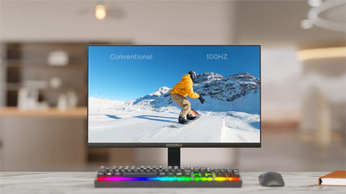 KOORUI E2212F 22 Inch PC Screen, FHD 1920 x 1080 100Hz Monitor